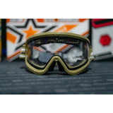 JT QLS Complete Goggle Frame - Olive w/Clear Lens