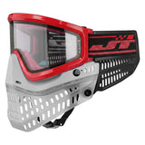 JT QLS Complete Goggle Frame - Brimstone Red w/Clear Lens