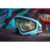 JT QLS Complete Goggle Frame - Carolina Blue w/Clear Lens