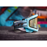 JT QLS Complete Goggle Frame - Carolina Blue w/Clear Lens