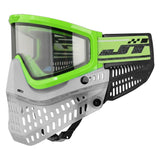 JT QLS Complete Goggle Frame - Lime Green w/Clear Lens