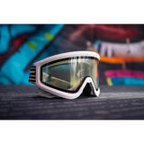 JT QLS Complete Goggle Frame - White w/Clear Lens
