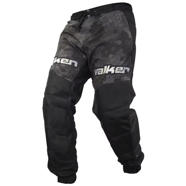 Valken Fate GFX Jogger Pantaloni Paintball – Grigio Mimetico 3D Cubo, Taglia Medium (30-36)