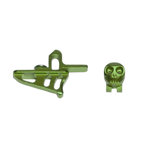 HK Army Skeleton Power Button + Release Trigger LTR/Rotor Kit - Neon Green