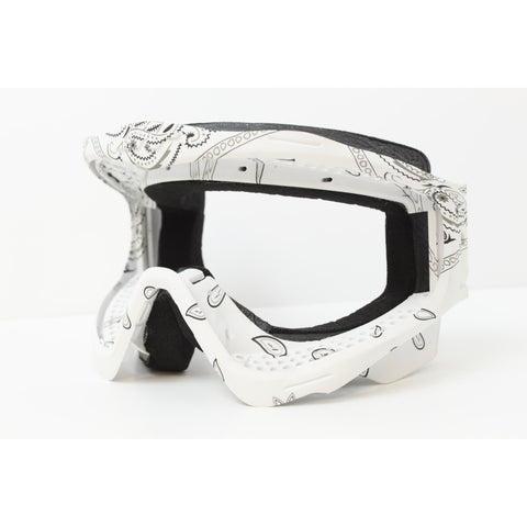 JT Goggle Part - Frame W/Foam - White Bandana