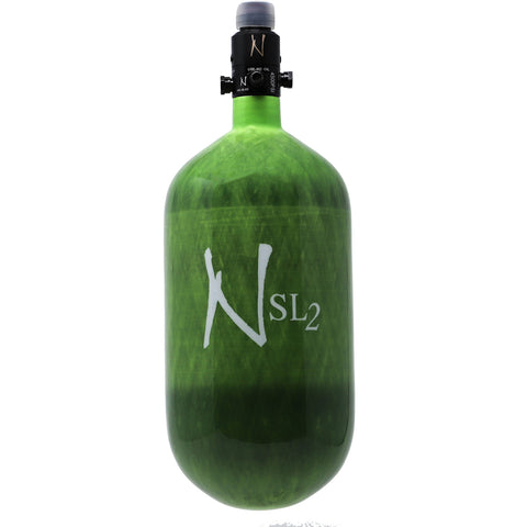 Ninja SL2 77ci 4500psi Hpa Bottle Lime Green W/White Logo