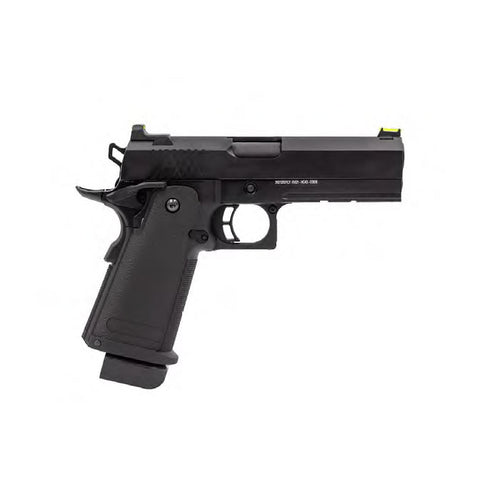 Raven Hi-Capa 4.3 GBB Black - Polymer Body, Gas Blow Back Pistol - 295 fps