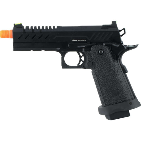 Vorsk Hi-Capa 4.3 GBB Black - Full Metal Gas Block Back Pistol - 295 fps