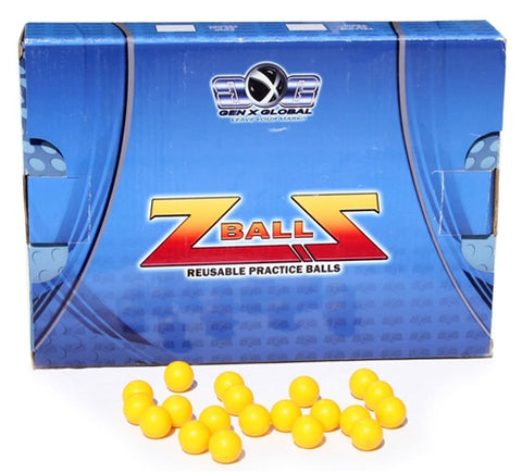 Gen-X Global Re-usable Z-Ball Paintballs - 500 Rounds