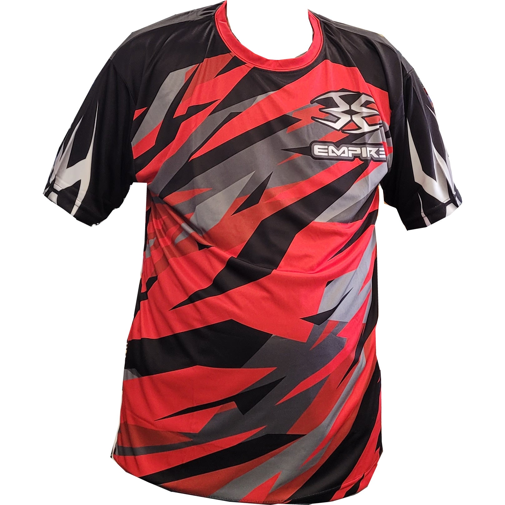 Empire Stupid Soft Tech Shirt - Red / Black - Small – Paintball Wizard, image size:1618x1618