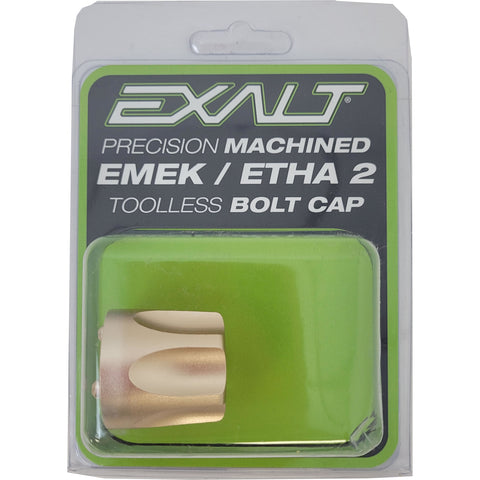 Exalt Emek / Etha2 Tooless Aluminum End Cap - Gold