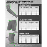Exalt FreeFlex Elbow Pads Black