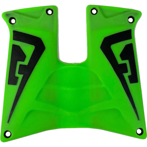 Field One Rubber Grip Panels - Neon Green / Black