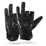 HK Army Bone Gloves - Black / Black