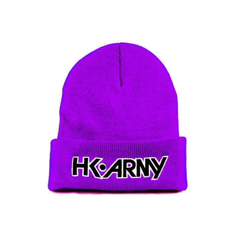HK Army Beanie - HK Logo - Purple