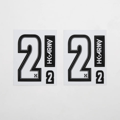 HK Army Number Sticker Pack "2"