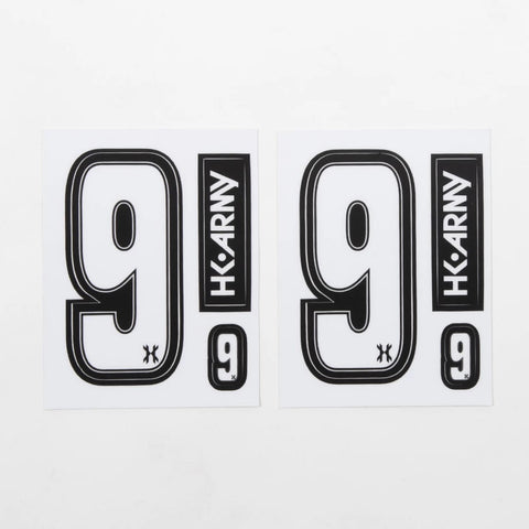 HK Army Number Sticker Pack "9"