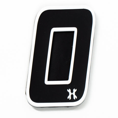 HK Army Rubber Number Patch W/ Velcro - "0"