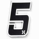 HK Army Rubber Number Patch W/ Velcro - "5"