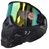 HK Army HSTL Skull Goggle - Black W/ Gold Lens