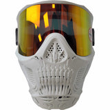 HK Army HSTL Skull Goggle - White W/ Fire Lens
