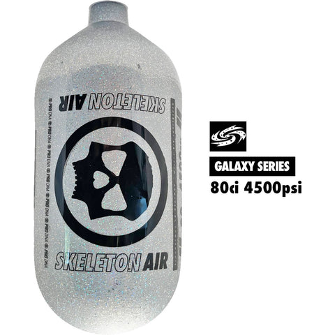 Infamous "Galaxy Series" Hyperlight Air Tank - 80ci (Bottle Only) - Solar Silver