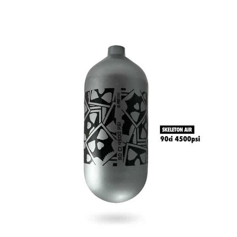 Infamous "Skull AO Series" (Bottle Only) 90ci / 4500psi - Silver / Black - BOD 5-22