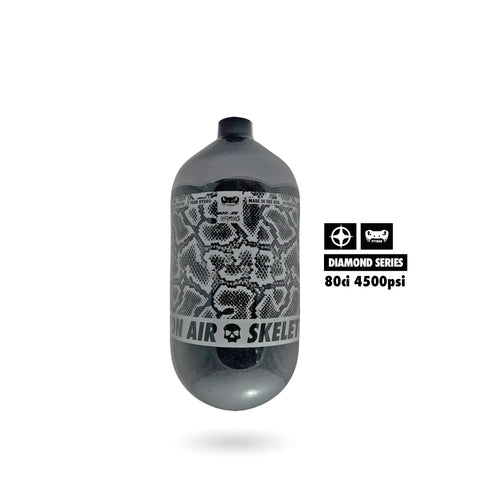 Infamous Python Air Hyperlight "DIAMOND SERIES" (Bottle Only) 80ci / 4500psi - Grey / Silver