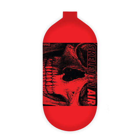 Infamous Skeleton Air "Hyperlight" - Savage Skull - (Bottle Only) 80ci / 4500psi - Red / Black