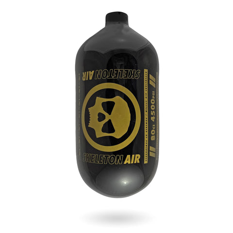 Infamous Skeleton Air Hyperlight "DIAMOND SERIES" (Bottle Only) 80ci / 4500psi - Black / Gold