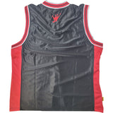 JT Basketball Retro Jersey - Black / Red - Small