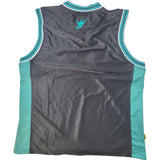 JT Basketball Retro Jersey - Black / Teal - Small