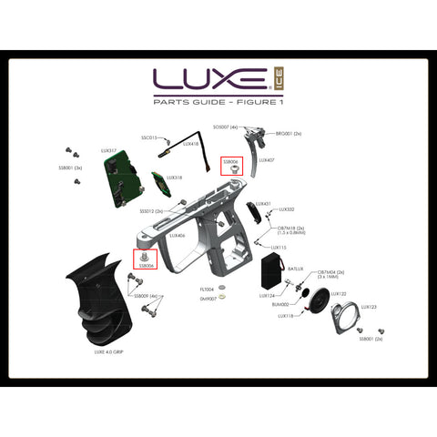 DLX Luxe Part - Frame Screw - SSB006